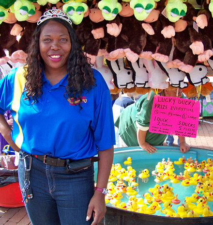 Queen "B" of the Crabtree Amusements Lucky Ducky